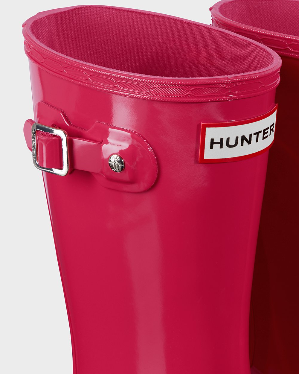 Kids Hunter Original Big Gloss | Rain Boots Pink | NZ-63802-NPXA